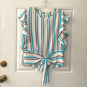 Monteau Striped Blouse